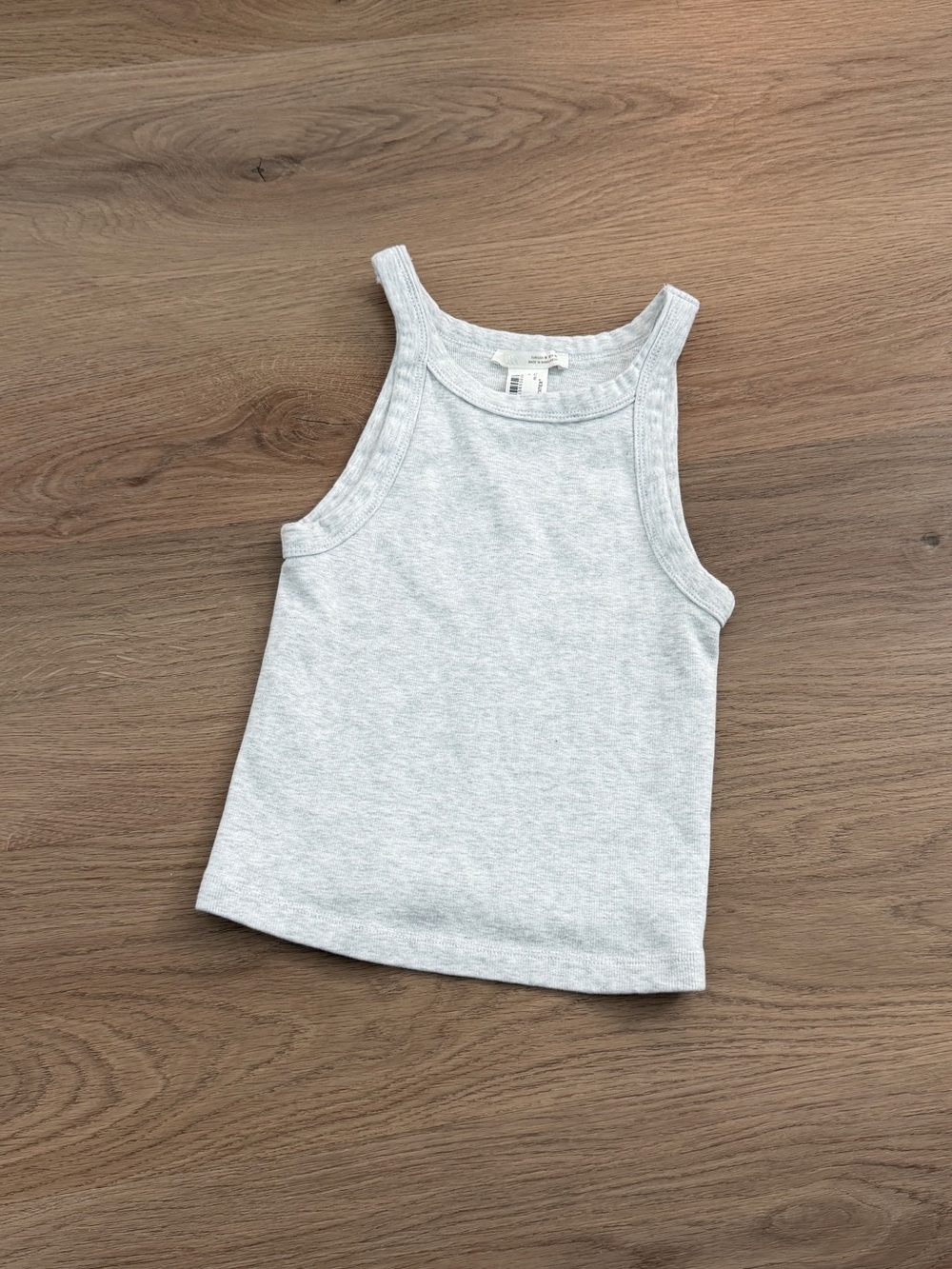 Zara Light Heather Gray Girls' Tank Top